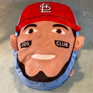 Emoji St. Louis Cardinals Baseball #4 Molina Plush Pillow Kids Club MLB 14”